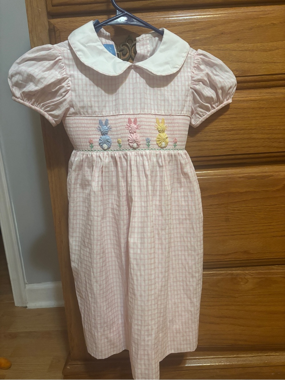 Anavini Hand Smocked Easter Dress